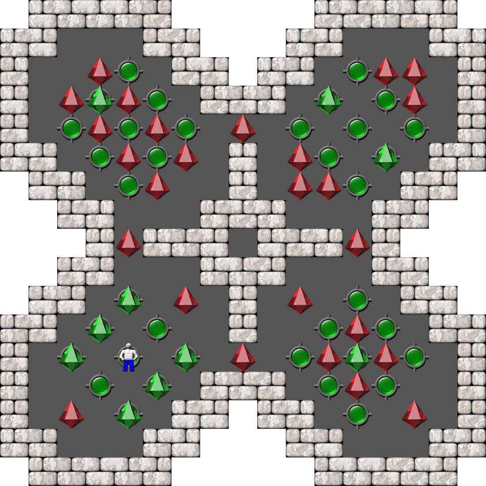 Sokoban Mass Remodel level 764